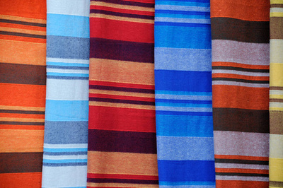 粉白条纹 为家庭注入温柔与活力的有图案棉纺织品